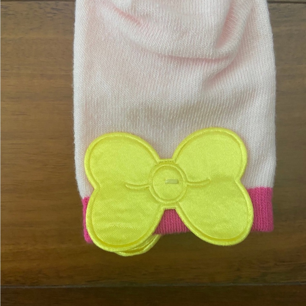 My Melody Capris Socks Sanrio 3D Bow Pink Hello Kitty New NIP 2023 One Size Adul - Picture 5 of 6